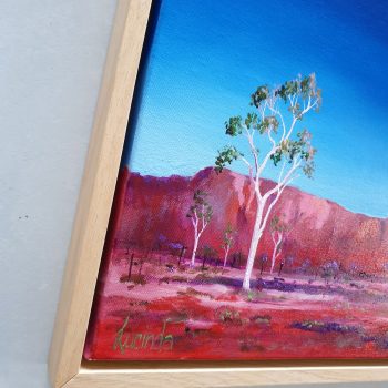 Lucinda Leveille Art | Lucinda's Studio | Brisbane Art | Australian Artist | Gold Coast Artist | Online Gallery | road | Australian landscape | gum trees | exploring the solitary | home inspiration