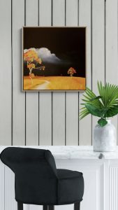 Lucinda Leveille Art | Lucinda's Studio | Brisbane Art | Australian Artist | Gold Coast Artist | Online Gallery | road | Australian landscape | gum trees | exploring the solitary | home inspiration