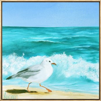 Lucinda Leveille Art | Lucinda's Studio | Brisbane Art | Australian Artist | Gold Coast Artist | Online Gallery | seascapes | beach | ocean | seagull