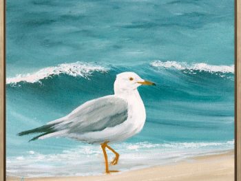 Lucinda Leveille Art | Lucinda's Studio | Brisbane Art | Australian Artist | Gold Coast Artist | Online Gallery | seascapes | beach | ocean | seagull