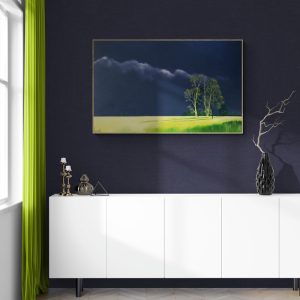 Lucinda Leveille Art | Lucinda's Studio | Brisbane Art | Australian Artist | Gold Coast Artist | Online Gallery | trees | Australian landscape | clouds | exploring the solitary | ready to hang | framed