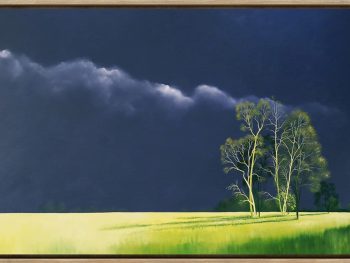 Lucinda Leveille Art | Lucinda's Studio | Brisbane Art | Australian Artist | Gold Coast Artist | Online Gallery | trees | Australian landscape | clouds | exploring the solitary | ready to hang | framed