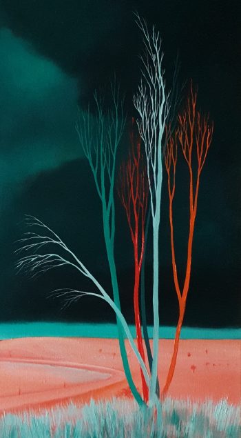 Lucinda Leveille Art | Lucinda's Studio | Brisbane Art | Australian Artist | Gold Coast Artist | Online Gallery | road | Australian landscape | trees | road series