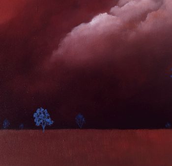 Lucinda Leveille Art | Lucinda's Studio | Brisbane Art | Australian Artist | Gold Coast Artist | Online Gallery | trees | Australian landscape | clouds | exploring the solitary | ready to hang | framed