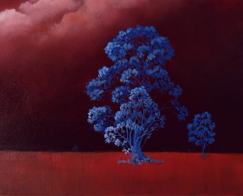 Lucinda Leveille Art | Lucinda's Studio | Brisbane Art | Australian Artist | Gold Coast Artist | Online Gallery | trees | Australian landscape | clouds | exploring the solitary | ready to hang | framed