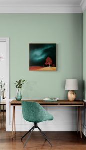 Lucinda Leveille Art | Lucinda's Studio | Brisbane Art | Australian Artist | Gold Coast Artist | Online Gallery | trees | Australian landscape | clouds | exploring the solitary | ready to hang | framed