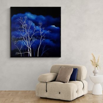 Lucinda Leveille Art | Lucinda's Studio | Brisbane Art | Australian Artist | Gold Coast Artist | Online Gallery | clouds | Australian landscape | gum trees | home art | decor | home art | above the canopy