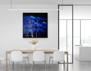 Lucinda Leveille Art | Lucinda's Studio | Brisbane Art | Australian Artist | Gold Coast Artist | Online Gallery | clouds | Australian landscape | gum trees | home art | decor | home art | above the canopy