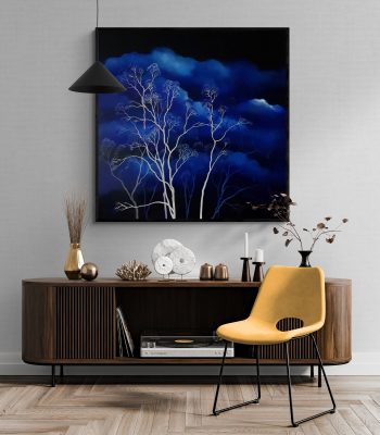 Lucinda Leveille Art | Lucinda's Studio | Brisbane Art | Australian Artist | Gold Coast Artist | Online Gallery | clouds | Australian landscape | gum trees | home art | decor | home art | above the canopy