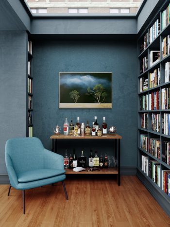 Lucinda Leveille Art | Lucinda's Studio | Brisbane Art | Australian Artist | Gold Coast Artist | Online Gallery | trees | Australian landscape | clouds | exploring the solitary | ready to hang | framed