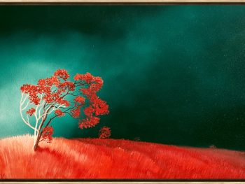 Lucinda Leveille Art | Lucinda's Studio | Brisbane Art | Australian Artist | Gold Coast Artist | Online Gallery | trees | Australian landscape | clouds | exploring the solitary | ready to hang | framed