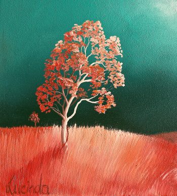 Lucinda Leveille Art | Lucinda's Studio | Brisbane Art | Australian Artist | Gold Coast Artist | Online Gallery | trees | Australian landscape | clouds | exploring the solitary | ready to hang | framed | home decor | decorate | interiors