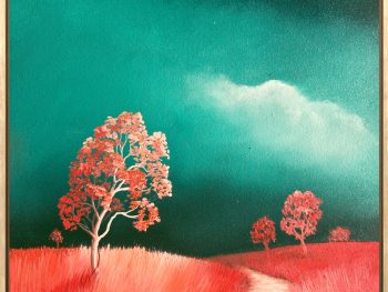 Lucinda Leveille Art | Lucinda's Studio | Brisbane Art | Australian Artist | Gold Coast Artist | Online Gallery | trees | Australian landscape | clouds | exploring the solitary | ready to hang | framed | home decor | decorate | interiors