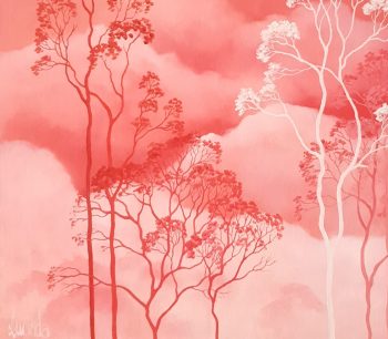 Lucinda Leveille Art | Lucinda's Studio | Brisbane Art | Australian Artist | Gold Coast Artist | Online Gallery | clouds | Australian landscape | gum trees | home art | decor | home art | above the canopy | Australian landscape painting | Gold Coast artist