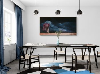 Lucinda Leveille Art | Lucinda's Studio | Brisbane Art | Australian Artist | Gold Coast Artist | Online Gallery | trees | Australian landscape | clouds | exploring the solitary | ready to hang