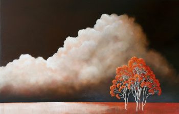 Lucinda Leveille Art | Lucinda's Studio | Brisbane Art | Australian Artist | Gold Coast Artist | Online Gallery | trees | Australian landscape | clouds | exploring the solitary | ready to hang