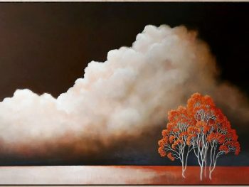 Lucinda Leveille Art | Lucinda's Studio | Brisbane Art | Australian Artist | Gold Coast Artist | Online Gallery | trees | Australian landscape | clouds | exploring the solitary | ready to hang