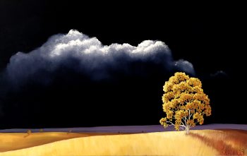 Lucinda Leveille Art | Lucinda's Studio | Brisbane Art | Australian Artist | Gold Coast Artist | Online Gallery | trees | Australian landscape | clouds | exploring the solitary | ready to hang