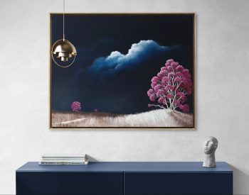 Lucinda Leveille Art | Lucinda's Studio | Brisbane Art | Australian Artist | Gold Coast Artist | Online Gallery | trees | Australian landscape | clouds | ready to hang | original art