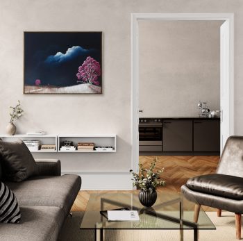 Lucinda Leveille Art | Lucinda's Studio | Brisbane Art | Australian Artist | Gold Coast Artist | Online Gallery | trees | Australian landscape | clouds | exploring the solitary | ready to hang