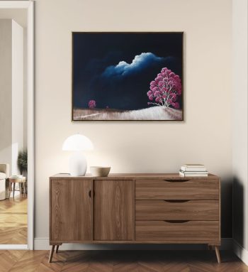 Lucinda Leveille Art | Lucinda's Studio | Brisbane Art | Australian Artist | Gold Coast Artist | Online Gallery | trees | Australian landscape | clouds | exploring the solitary | ready to hang