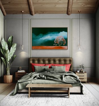 Lucinda Leveille Art | Lucinda's Studio | Brisbane Art | Australian Artist | Gold Coast Artist | Online Gallery | trees | Australian landscape | clouds | exploring the solitary | ready to hang