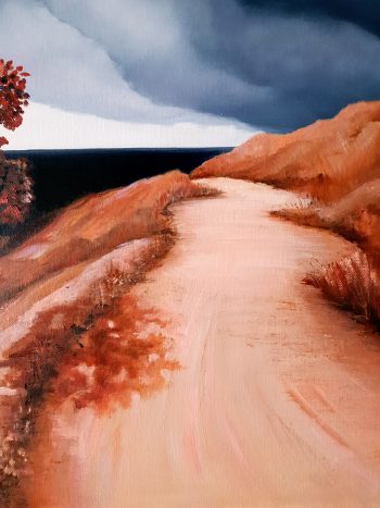 Lucinda Leveille Art | Lucinda's Studio | Brisbane Art | Australian Artist | Gold Coast Artist | Online Gallery | trees | Australian landscape | clouds | ready to hang | original art