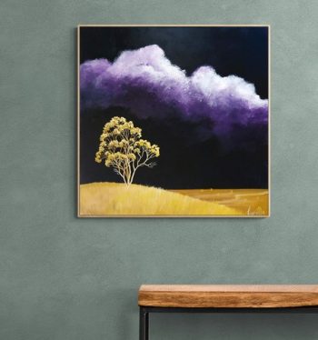 Lucinda Leveille Art | Lucinda's Studio | Brisbane Art | Australian Artist | Gold Coast Artist | Online Gallery | trees | Australian landscape | clouds | exploring the solitary | ready to hang