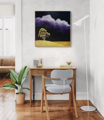 Lucinda Leveille Art | Lucinda's Studio | Brisbane Art | Australian Artist | Gold Coast Artist | Online Gallery | trees | Australian landscape | clouds | exploring the solitary | ready to hang