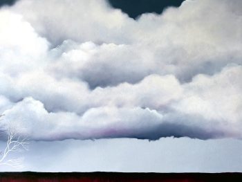 Lucinda Leveille Art | Lucinda's Studio | Brisbane Art | Australian Artist | Gold Coast Artist | Online Gallery | trees | Australian landscape | clouds | exploring the solitary | ready to hang