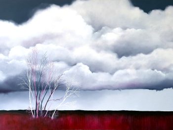 Lucinda Leveille Art | Lucinda's Studio | Brisbane Art | Australian Artist | Gold Coast Artist | Online Gallery | trees | Australian landscape | clouds | exploring the solitary | ready to hang