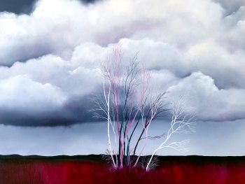 Lucinda Leveille Art | Lucinda's Studio | Brisbane Art | Australian Artist | Gold Coast Artist | Online Gallery | trees | Australian landscape | clouds | exploring the solitary | ready to hang