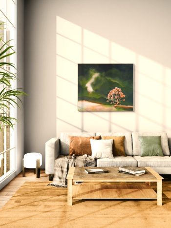 Lucinda Leveille Art | Lucinda's Studio | Brisbane Art | Australian Artist | Gold Coast Artist | Online Gallery | trees | Australian landscape | clouds | exploring the solitary | ready to hang | original art