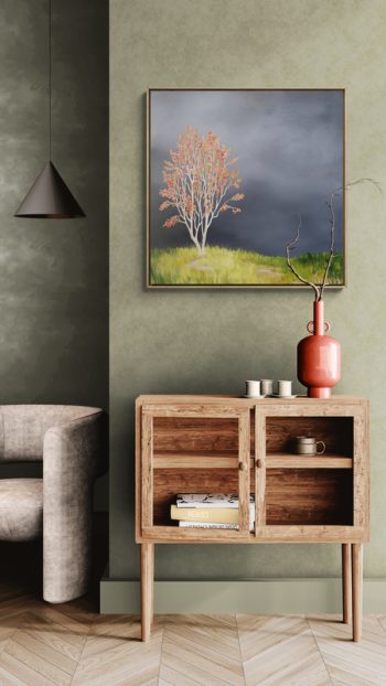 Lucinda Leveille Art | Lucinda's Studio | Brisbane Art | Australian Artist | Gold Coast Artist | Online Gallery | trees | Australian landscape | clouds | exploring the solitary | ready to hang