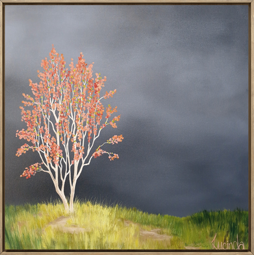 Lucinda Leveille Art | Lucinda's Studio | Brisbane Art | Australian Artist | Gold Coast Artist | Online Gallery | trees | Australian landscape | clouds | exploring the solitary | ready to hang