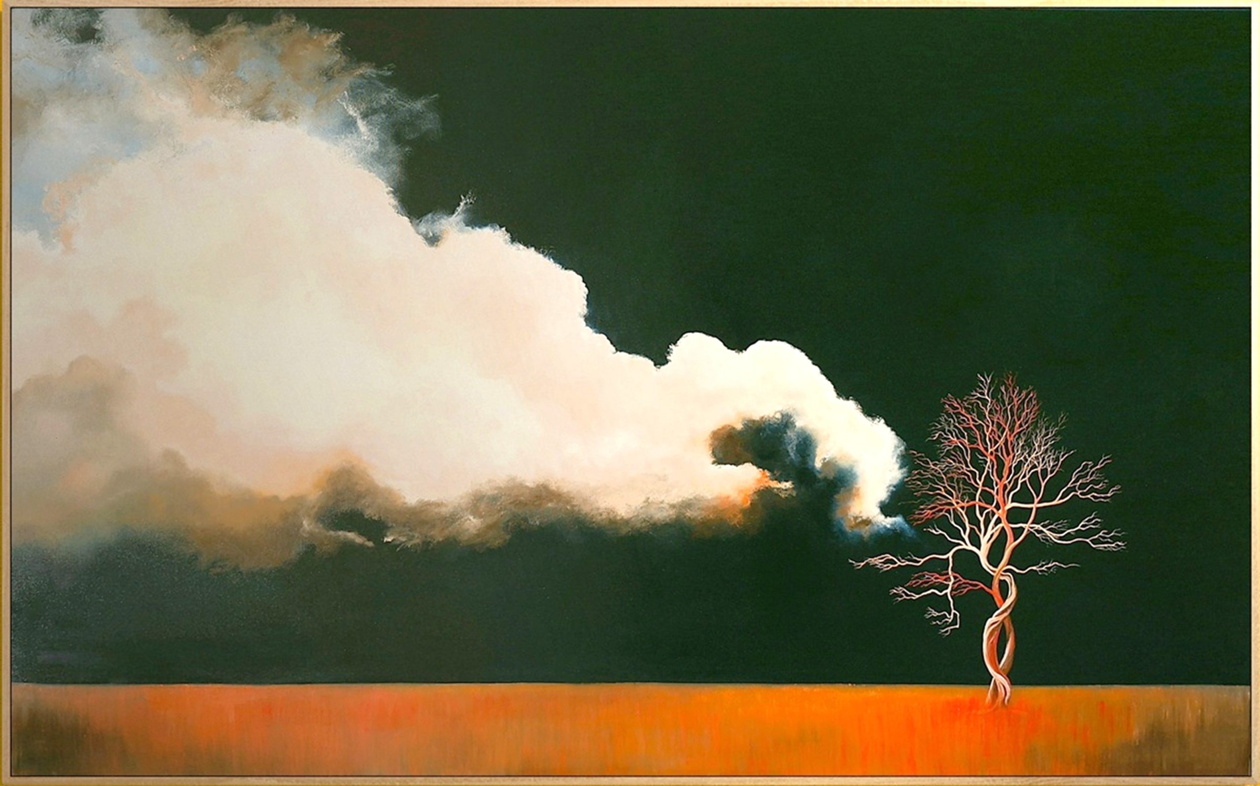Lucinda Leveille Art | Lucinda's Studio | Brisbane Art | Australian Artist | Gold Coast Artist | Online Gallery | trees | Australian landscape | clouds | exploring the solitary | ready to hang