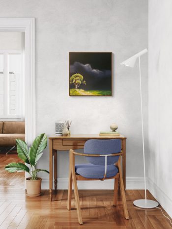 Lucinda Leveille Art | Lucinda's Studio | Brisbane Art | Australian Artist | Gold Coast Artist | Online Gallery | trees | Australian landscape | clouds | exploring the solitary | ready to hang