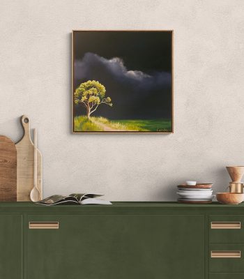 Lucinda Leveille Art | Lucinda's Studio | Brisbane Art | Australian Artist | Gold Coast Artist | Online Gallery | trees | Australian landscape | clouds | exploring the solitary | ready to hang