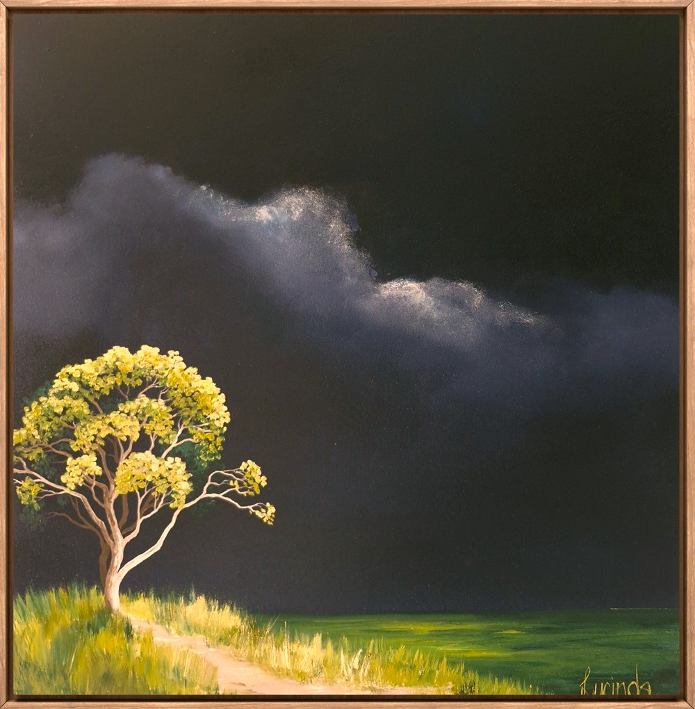 Lucinda Leveille Art | Lucinda's Studio | Brisbane Art | Australian Artist | Gold Coast Artist | Online Gallery | trees | Australian landscape | clouds | exploring the solitary | ready to hang