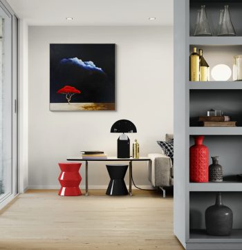 Lucinda Leveille Art | Lucinda's Studio | Brisbane Art | Australian Artist | Gold Coast Artist | Online Gallery | trees | Australian landscape | clouds | exploring the solitary | ready to hang