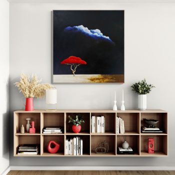 Lucinda Leveille Art | Lucinda's Studio | Brisbane Art | Australian Artist | Gold Coast Artist | Online Gallery | trees | Australian landscape | clouds | exploring the solitary | ready to hang