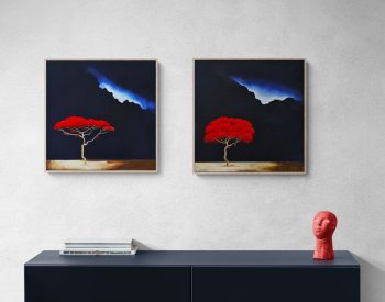 Lucinda Leveille Art | Lucinda's Studio | Brisbane Art | Australian Artist | Gold Coast Artist | Online Gallery | trees | Australian landscape | clouds | exclusive art | ready to hang