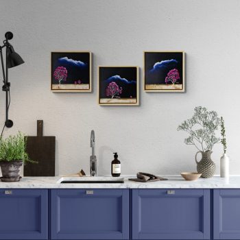 Lucinda Leveille Art | Lucinda's Studio | Brisbane Art | Australian Artist | Gold Coast Artist | Online Gallery | trees | Australian landscape | clouds | exploring the solitary | ready to hang | art for sale | australian art for sale