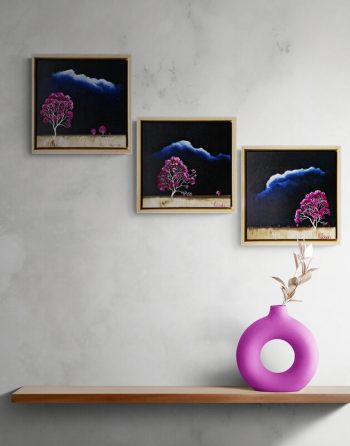 Lucinda Leveille Art | Lucinda's Studio | Brisbane Art | Australian Artist | Gold Coast Artist | Online Gallery | trees | Australian landscape | clouds | exploring the solitary | ready to hang | art for sale | australian art for sale