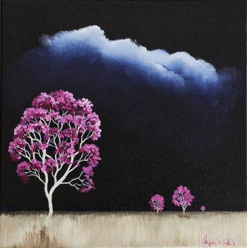 Lucinda Leveille Art | Lucinda's Studio | Brisbane Art | Australian Artist | Gold Coast Artist | Online Gallery | trees | Australian landscape | clouds | exploring the solitary | ready to hang | art for sale | australian art for sale