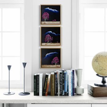 Lucinda Leveille Art | Lucinda's Studio | Brisbane Art | Australian Artist | Gold Coast Artist | Online Gallery | trees | Australian landscape | clouds | exploring the solitary | ready to hang | art for sale | australian art for sale