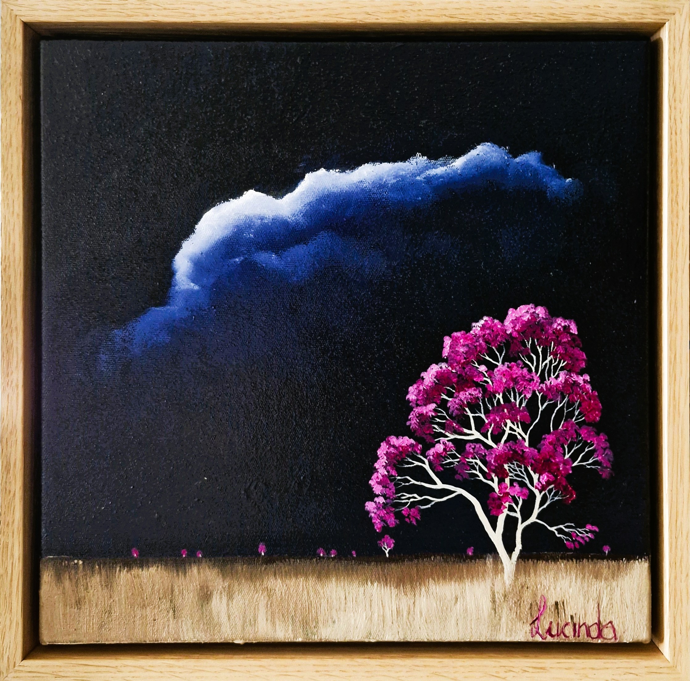 Lucinda Leveille Art | Lucinda's Studio | Brisbane Art | Australian Artist | Gold Coast Artist | Online Gallery | trees | Australian landscape | clouds | exploring the solitary | ready to hang | art for sale | australian art for sale