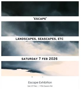 Escape Exhibition at the Brisbane Gallery - oriignal artworks from Lucinda's Stdio