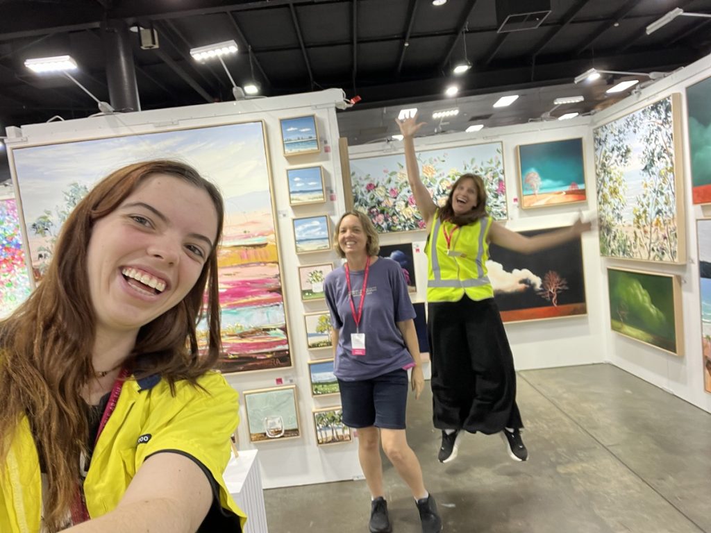 The amazing team at Affordable Art Fair Brisbane 2026.