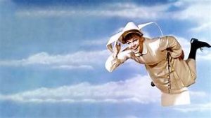 The Flyng Nun and the flying canvas by Lucinda Leveille